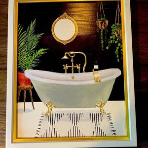 Bathroom wall art